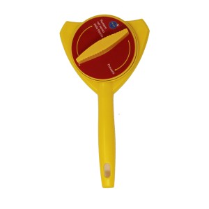 Utensile da cucina giallo t.b.t. per girare e tagliare, parte dei sistemi cucina.