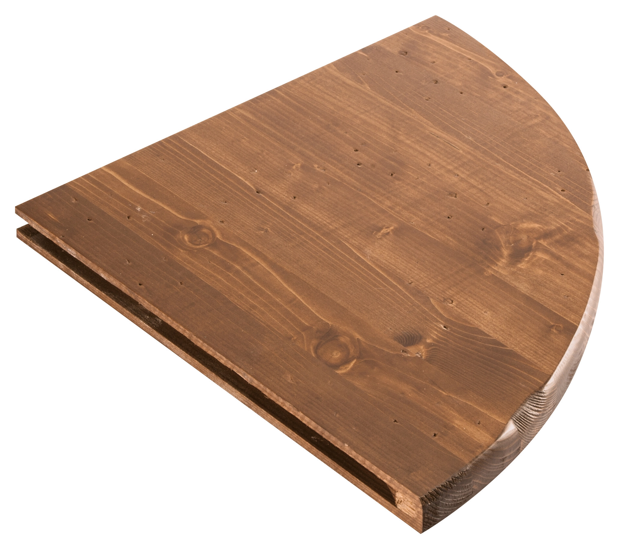 Mensola angolare in legno Antico Casale 350x350 mm noce