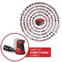 Levigatrice eccentrica a batteria Einhell Power X-Change TE-RS 18 Li Solo con sacco raccoglipolvere, batteria non inclusa. Parte della famiglia Power X-Change.