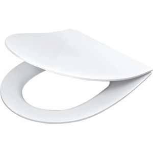 Copriwater WC slim soft-close Najasa bianco 36,4 x 42 cm