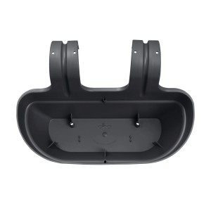 Fioriera antracite Elho Vibia Campana M, 36x24x26 cm, per ringhiere balconi.