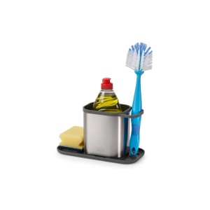 Organizer lavello Joseph Joseph acciaio inox con scolapiatti