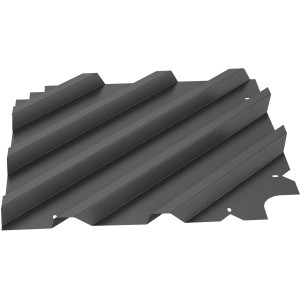 Angolare per piano intermedio Biohort, 0,5 m, grigio scuro metallizzato, per aiuole rialzate.