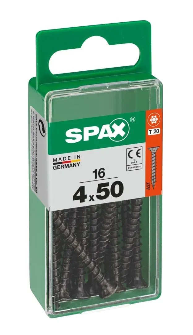 200 Viti Universali SPAX 4.0x35mm - Testa Svasata T-STAR Plus, Zincate - Foto 7