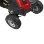 Dettaglio: Ruote del trattorino tagliaerba Troy-Bilt Mini-Rider 76T-S rosso.