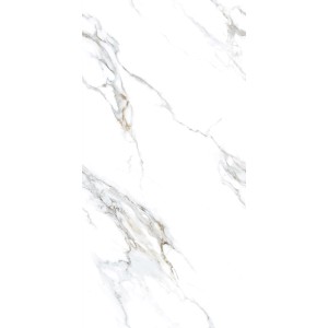 Piastrella in gres porcellanato Calacatta Gold Maestoso 60x120 cm 1,44 m²
