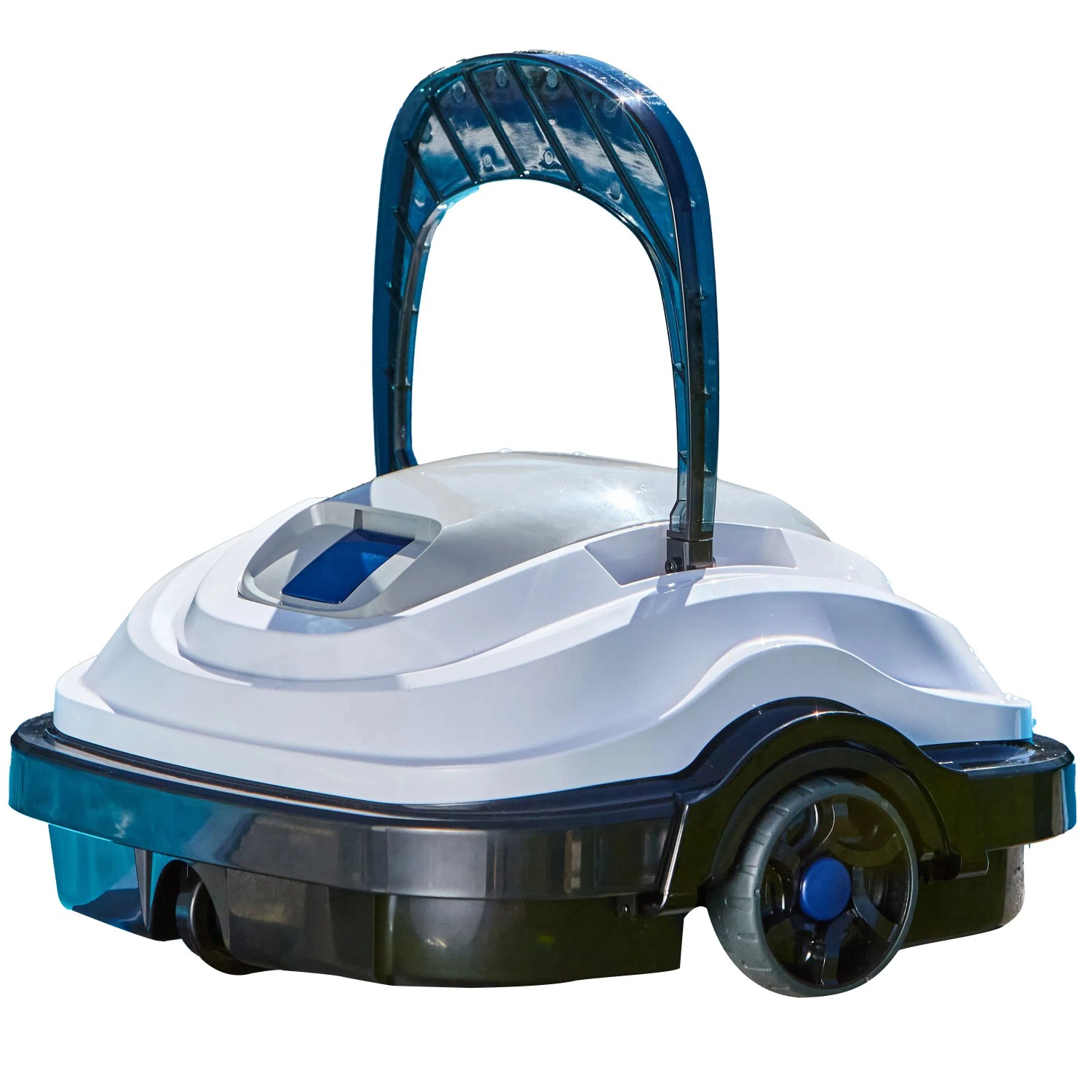 Robot piscina a batteria Orca 45 CL bianco/nero per la pulizia del fondo.