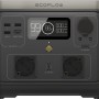 EcoFlow River 2 Max Power Station con batteria da 512 Wh, porte e display.