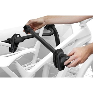 Portabici posteriore per auto WonderWay 2 bici nero