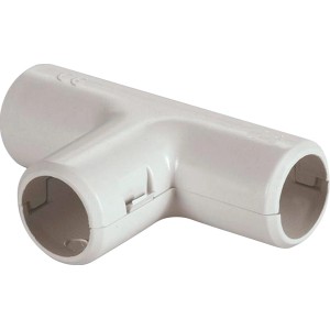 Raccordo a T bianco per tubi, categoria: Giunti per tubi.
