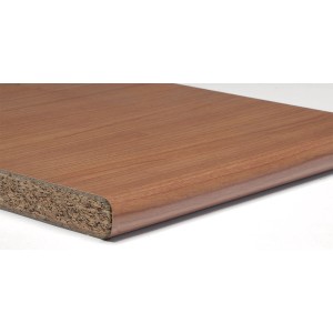 Piano tavolo effetto legno per cucine Top Cucina, dettaglio del bordo.