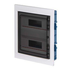 Centralino da incasso per cartongesso 24 moduli bianco