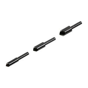 Set di svasatori LUX, 3 pezzi per legno: svasatori da 8, 10, 12 mm con codolo cilindrico.