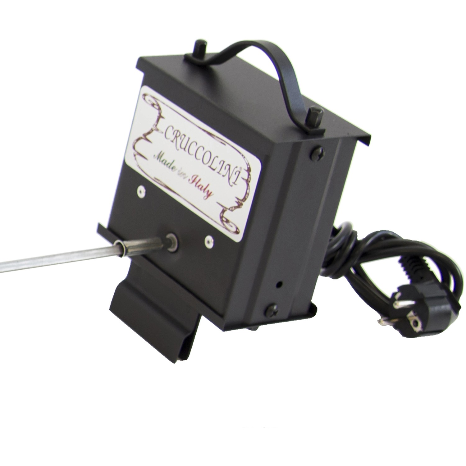 Motore elettrico per girarrosto per barbecue a carbonella, marca t.b.t.