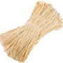 Raffia naturale, 100g, per lavori di legatura e bricolage decorativi in giardino e in casa.