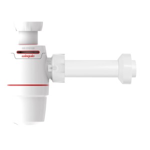 Sifone bianco per lavabo di t.b.t.