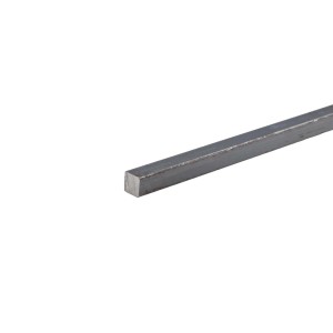 Barra quadra in ferro Arcansas, 10x10x1000 mm, robusta e versatile.