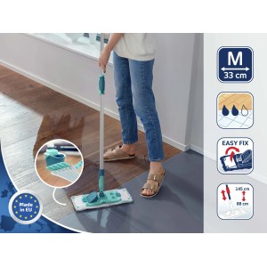 Lavapavimenti Power Clean 33 cm micro duo manico telescopico Click System