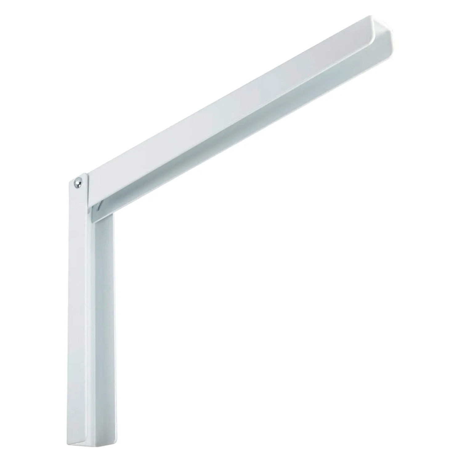 Mensola pieghevole bianca OBI Geras, 280 mm, per scaffali, salvaspazio.