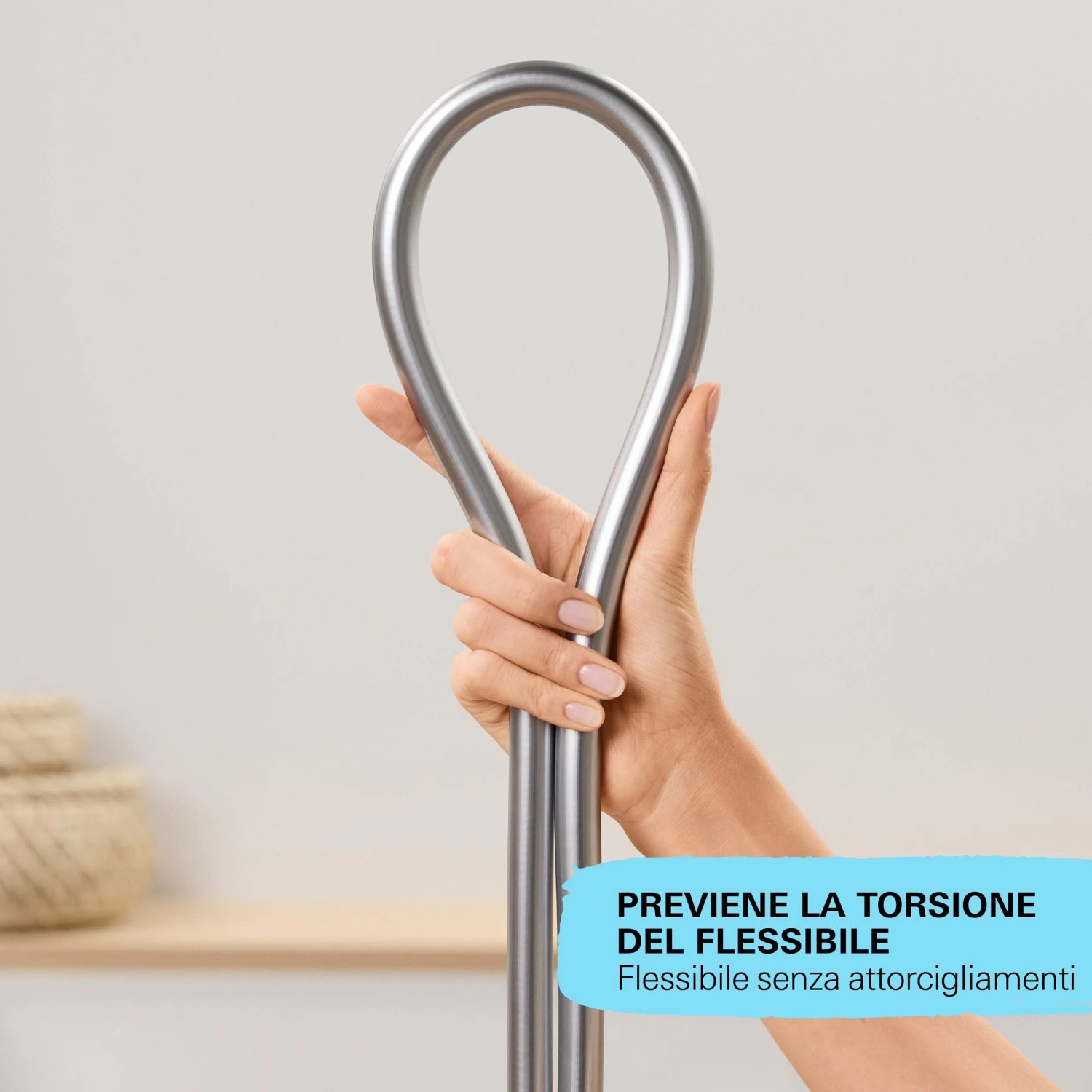 Tubo doccia Grohe flessibile antipiega 150 cm cromo_4