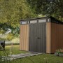 Casetta da giardino in plastica Keter Pent sp. 20 mm marrone chiaro 6 m²_12