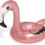 Portabicchieri gonfiabile a forma di fenicottero, rosa. Ideale per piscina e giardino.