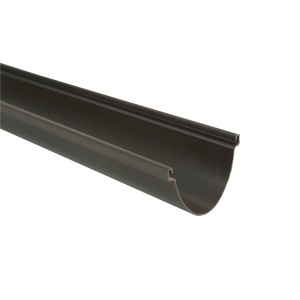 Grondaia marrone Marley Duplex RG 80, lunghezza 2 m, in plastica.