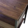 Mobiletto Mudra 1 cassetto in legno noce e nero 40x40h50 cm_5