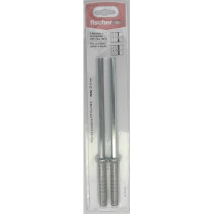Fischer Tasselli tasselli, set da 2, metallo, per montaggio invisibile.