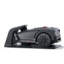 Robot tagliaerba t.b.t. antracite con stazione di ricarica.