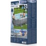 Confezione di una piscina fuori terra Bestway Power Steel, 3,05 x 2,00 m, con illustrazione della piscina.