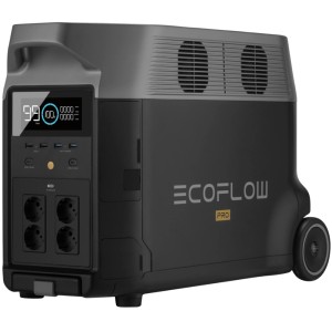EcoFlow Delta Pro Power Station con 3600 Wh, alimentazione mobile per casa e giardino.