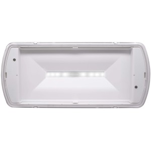 Plafoniera torce bianca t.b.t. con LED.
