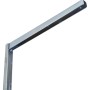 Mensola pieghevole OBI Geras, zincata, 380 mm, per scaffali e soluzioni salvaspazio.