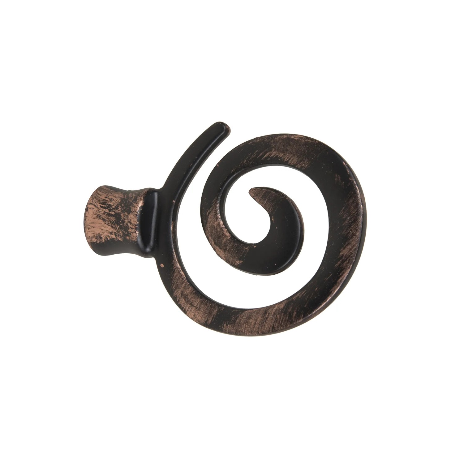 Terminali A Spirale Per Asta Tenda 18-20 Mm - 2 Pezzi In Alluminio Nichel Nero | Decorativi - Foto 13