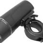 Luce per bici t.b.t. nera per montaggio sul manubrio.