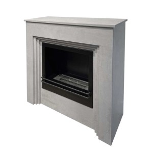 Camino a bioetanolo da terra Divina Fire Bellini 3,4 kW L96xP35xH96 cm cemento