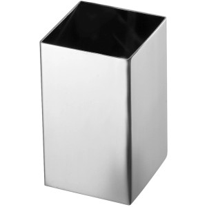 Portaspazzolini t.b.t. in metallo lucido.