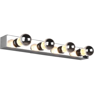 Applique da bagno Trio Theatro cromata con quattro lampadine E27.