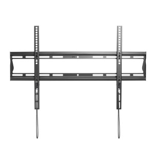 Supporto da parete nero per TV, accessori video.