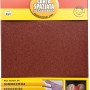 Carta abrasiva, grana 150, per legno, vernice e stucco.