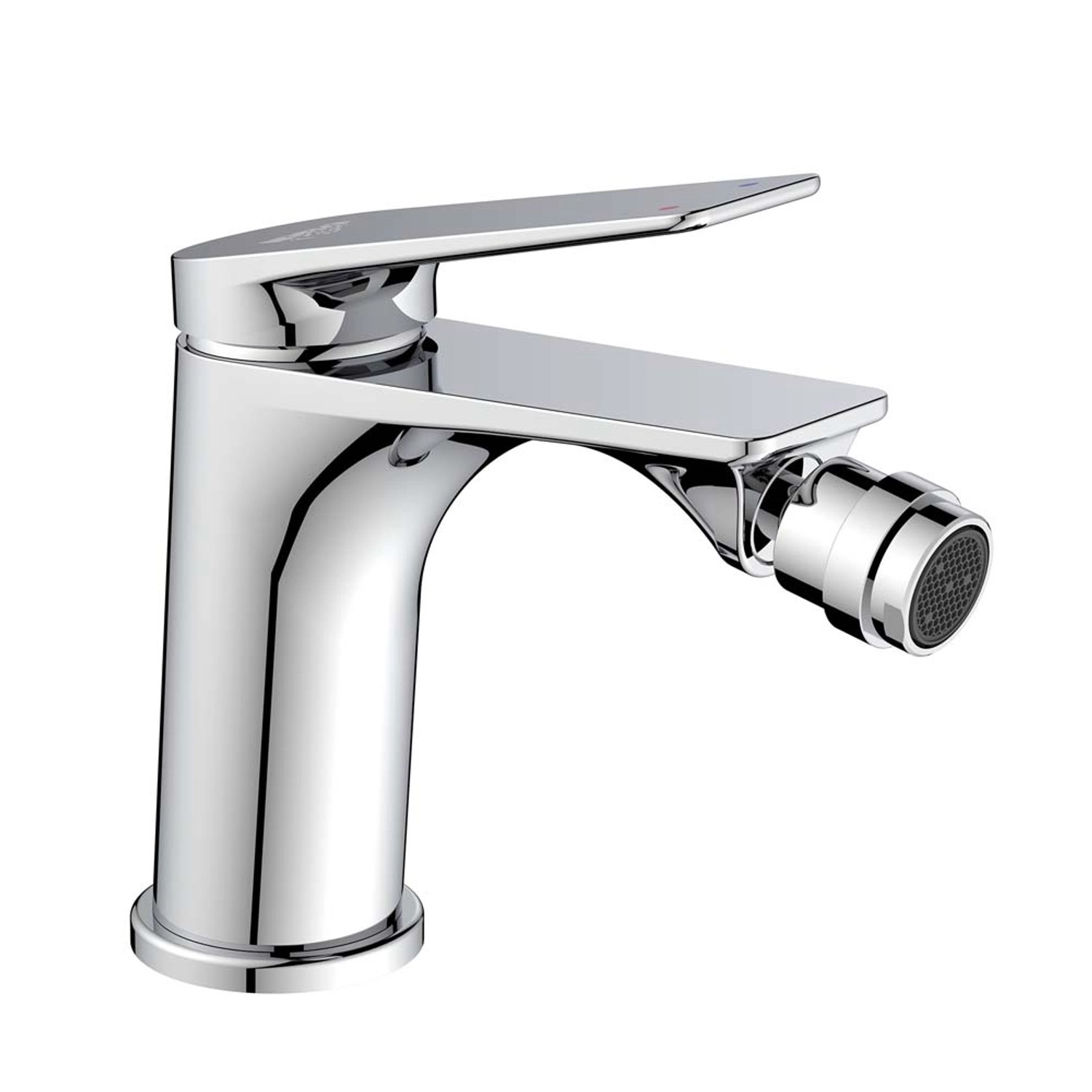 Miscelatore monocomando t.b.t. cromato lucido per il bagno.