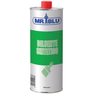 Diluente di Mr. Blu in lattina. Adatto per diluire vernici, smalti e pulire gli strumenti.