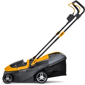 Tagliaerba a batteria Stiga Collector 136e con batteria e caricabatterie, giallo/grigio.