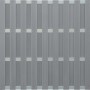 Recinzione privacy grigio chiaro in WPC e alluminio, 180x180 cm, per giardino e terrazzo.