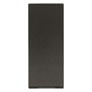 Copertura interruttore t.b.t., grigio scuro, per interruttori e prese.