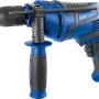 Trapano a percussione LUX blu da 750 W con arresto di profondità per forare, avvitare e forare a percussione.