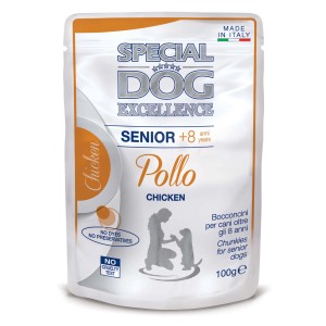 Special Dog Excellence Senior cibo umido per cani al pollo, per cani dagli 8 anni in su.