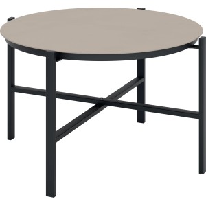 Salotto da giardino Tapena in acciaio Textilen tortora 4 posti