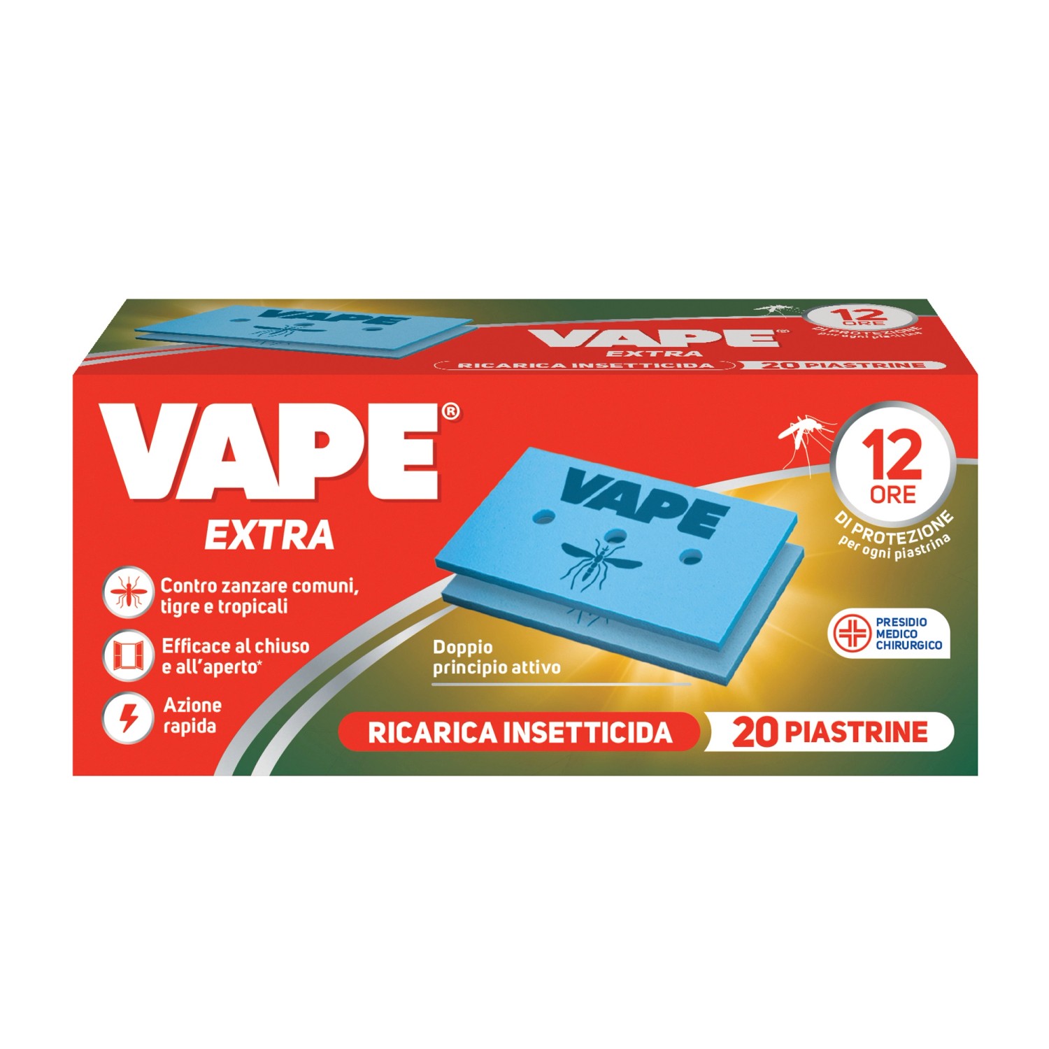 VAPE PIASTRINE RICARICA INSETTICIDA HERBAL 30 PIASTRINE - Foto 4